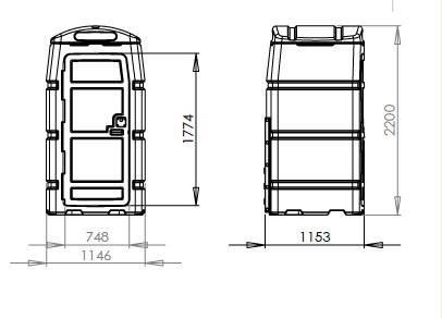 Luxury Portable Toilet